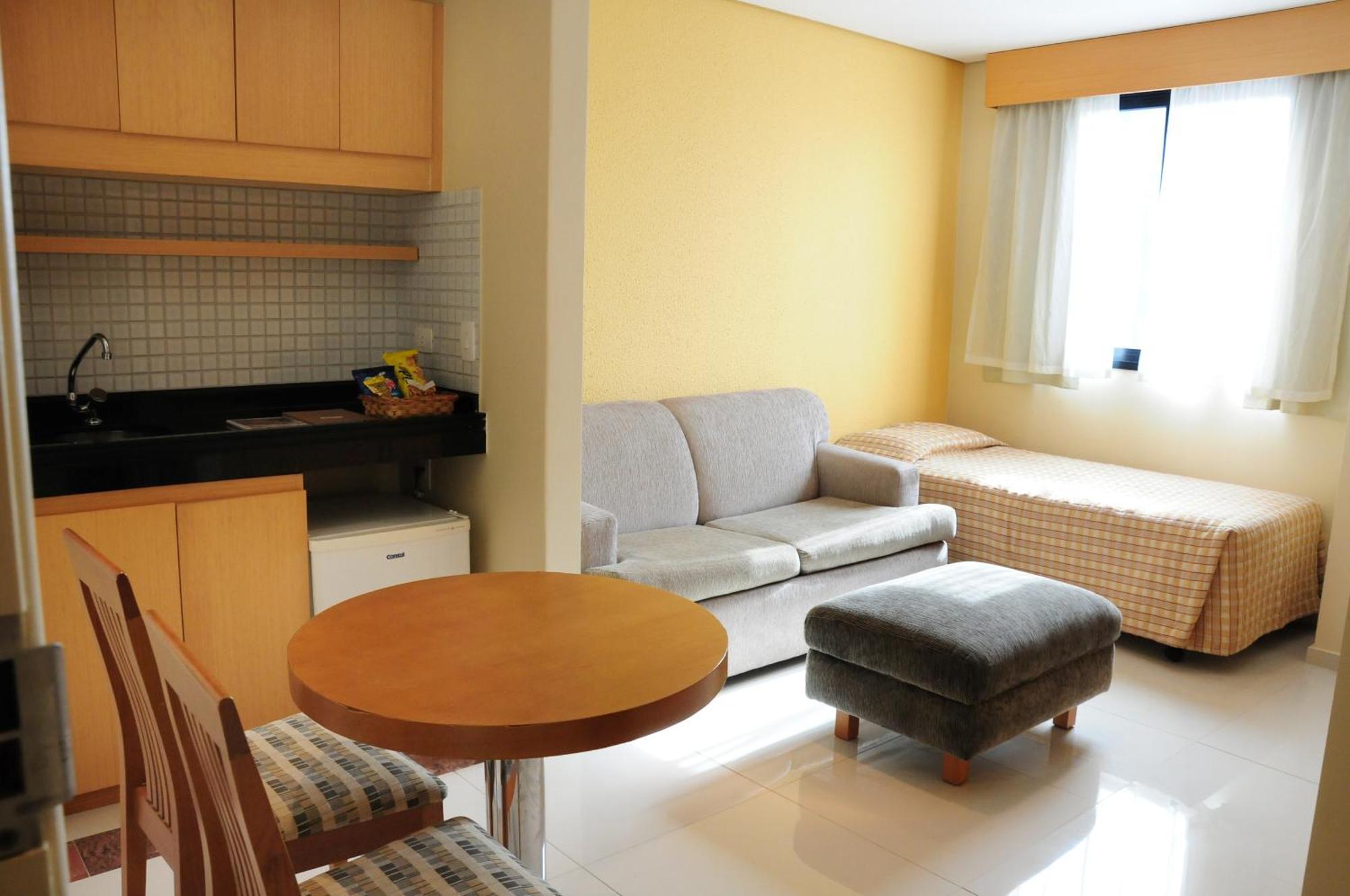 サンパウロ Brasilia Santana Gold Flatアパートホテル 部屋 写真